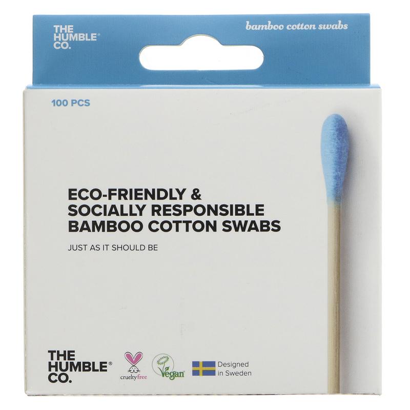 Humble Bamboo Cotton Swab Blue