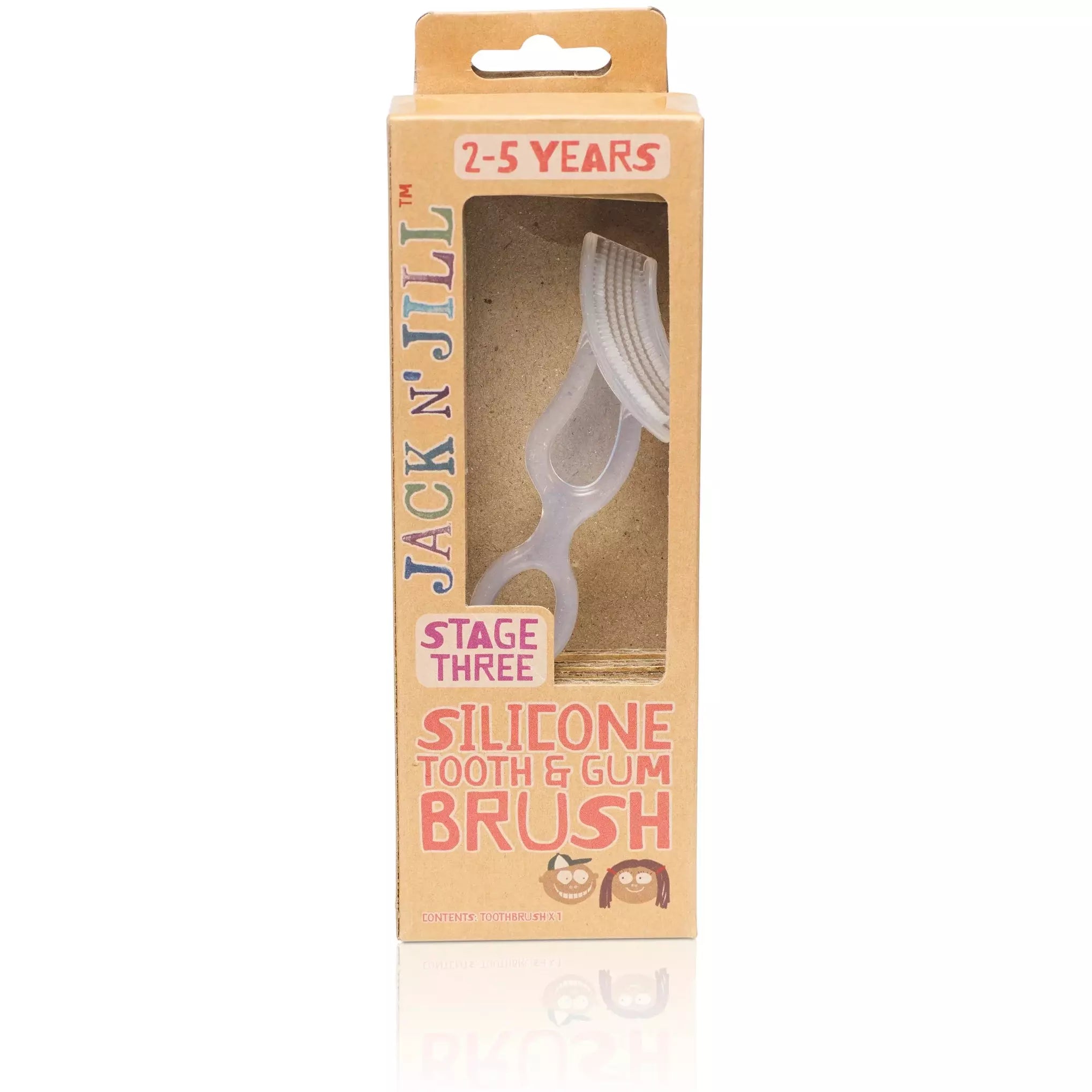 Jack n' Jill - Silicone Tooth & Gum Brush(2-5 years)