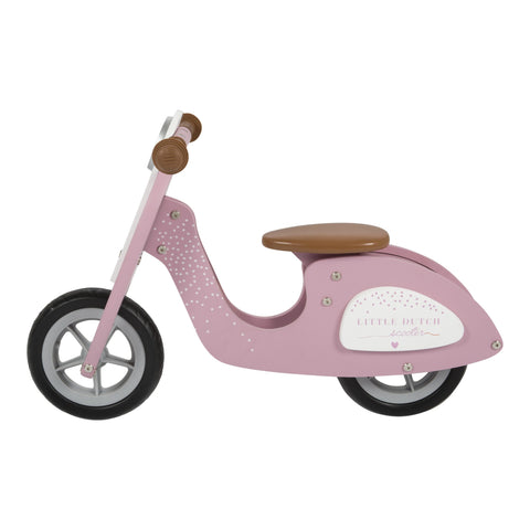 Wooden balance bike - Pink - Little Dutch