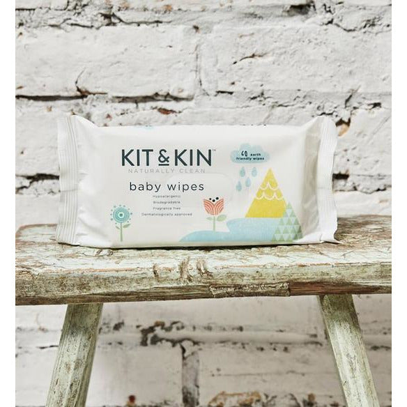 Kit & Kin Eco Baby Wipes (60 pack)