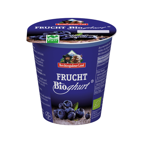 Organic Blueberry yoghurt , 3,9% fat, 150g - Meats And Eats