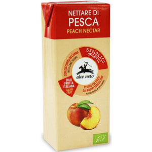 Organic peach nectar juice