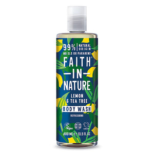 Faith In Nature Lemon & Tea Tree Body Wash - 400ml