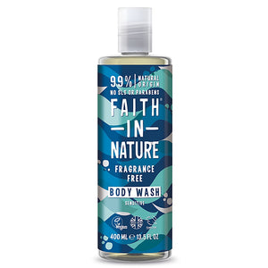 Faith In Nature Fragrance Free Body Wash - 400ml