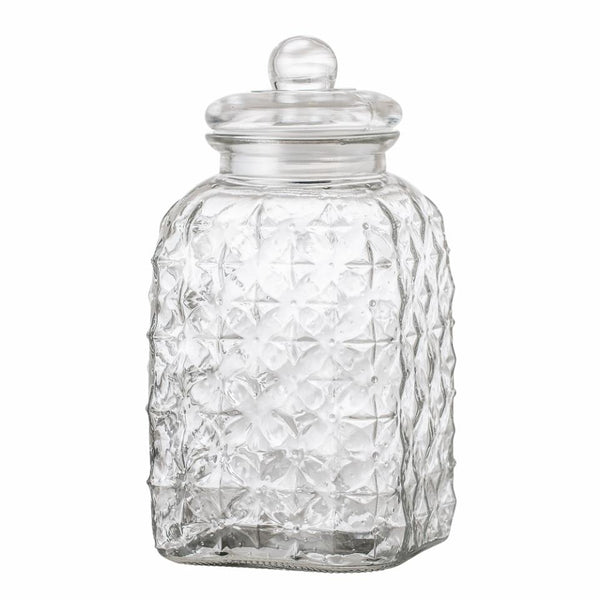 Negan Jar w/Lid, Clear, Glass