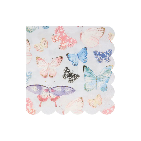 Butterfly Large Napkins (set of 16)