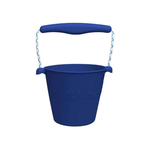 Scrunch Beach Bucket, Foldable - Midnight Blue