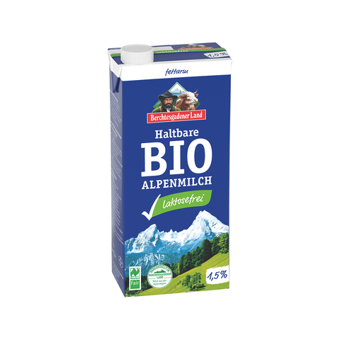 Organic UHT milk, 1,5% fat, Lactose Free 1L