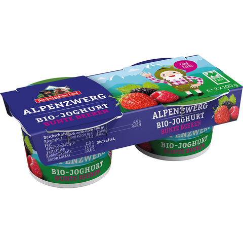 Organic fruit mix yogurt x 2  ( ideal for kids no bits) - Meats And Eats