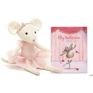 Pirouette Mouse Candy + Elly Ballerina Book